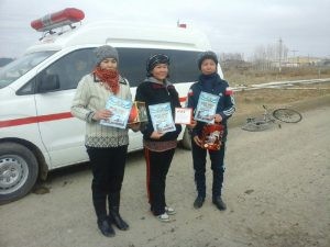 Шоманай районы ҳаял-қызлары арасында велоспорт жарысы өткерилди