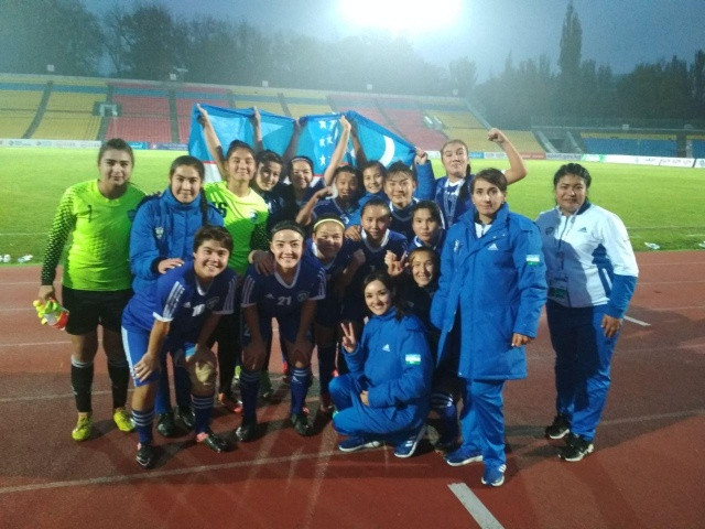 20:0: Футбол бойынша Өзбекстан U-19 қызлар командасы Мальдив атаўлары сайланды командасын усы есапта утты